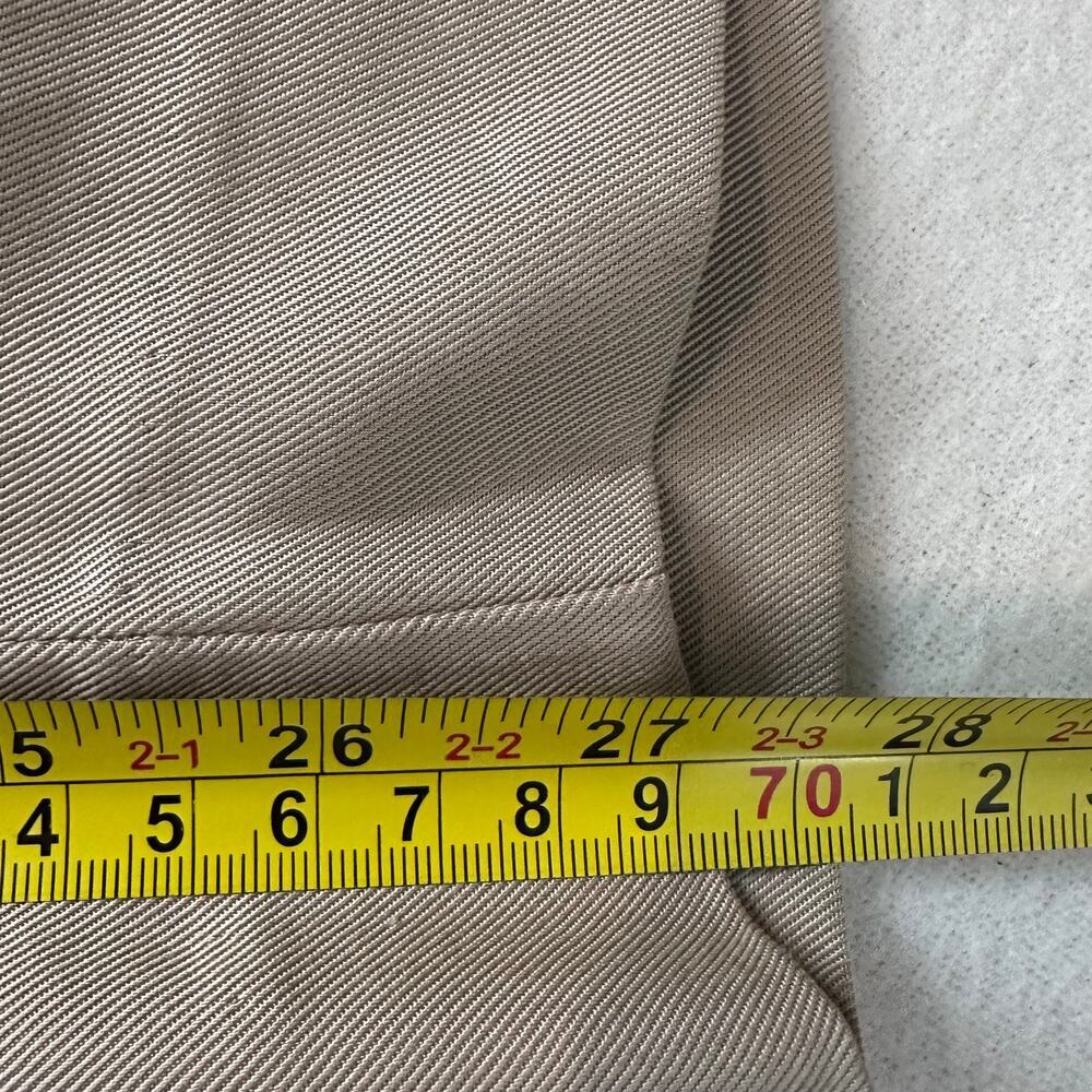Reformation Mason Cropped Pant Light Khaki Size 0 Wide Leg NWT Minimalist Tencel - Picture 13 of 13